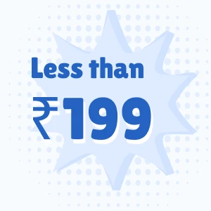 Less than ₹199