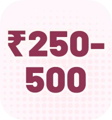 ₹250 - 500