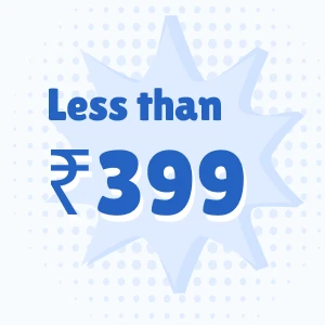Less than ₹399
